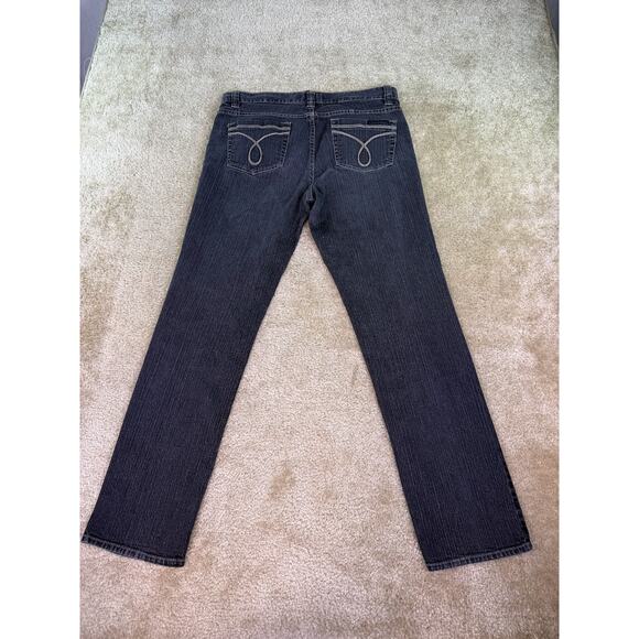 Calvin Klein Women's Mid Rise Skinny Denim Jeans size 31/12 Stretch C550 - Picture 4 of 13